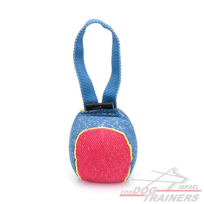 כדור נשיכה ייחודי עשוי מבד פשתן צרפתי איכותי - FOR DOG TRAINERS- ISRAEL