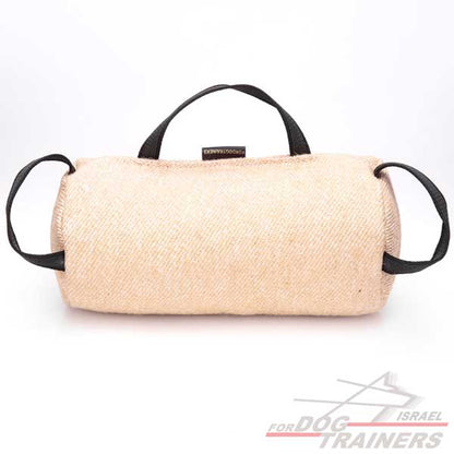 כרית נשיכה לכלבים מתבגרים ובוגרים- לחיזוק נשיכה עשוי בד יוטה - FOR DOG TRAINERS- ISRAEL