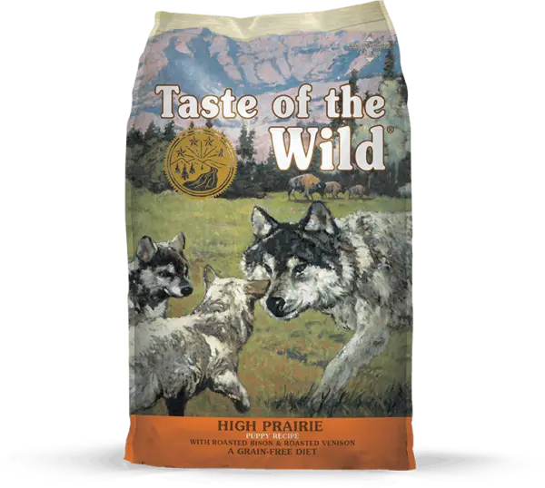 Taste Of The Wild טייסט אוף דה ווילד כלב פריירי גור ביזון וצבי צלוי 12.2 ק"ג - FOR DOG TRAINERS- ISRAEL
