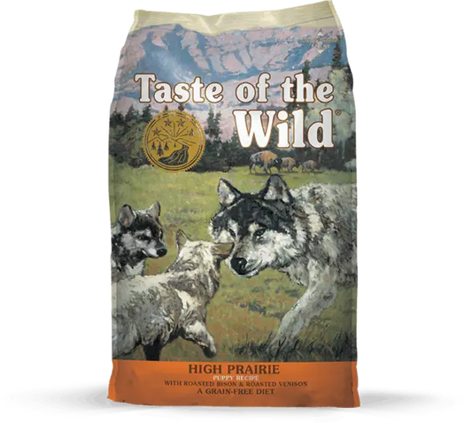 Taste Of The Wild טייסט אוף דה ווילד כלב פריירי גור ביזון וצבי צלוי 12.2 ק"ג - FOR DOG TRAINERS- ISRAEL