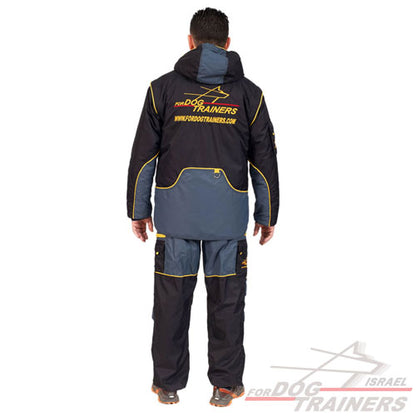 חליפת אילוף מקצועית קלת משקל מבד נושם - FOR DOG TRAINERS- ISRAEL
