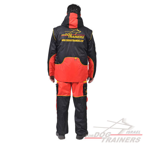 חליפת אילוף מקצועית אשר עמידה לכל מזג האוויר - FOR DOG TRAINERS- ISRAEL