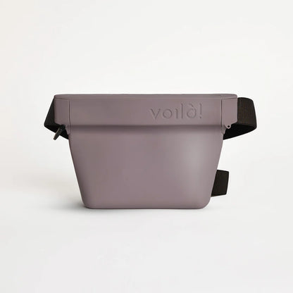 פאוץ' Voila בינוני עם קליפס חגורה חום אפרפר - FOR DOG TRAINERS ישראל