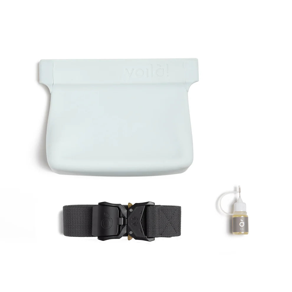 פאוץ' אילוף מקצועי גדול voila - פאוץ' חטיפים מסיליקון מהפכני עם מגנון נעילה קל לניקוי ושטיפה - FOR DOG TRAINERS- ISRAEL