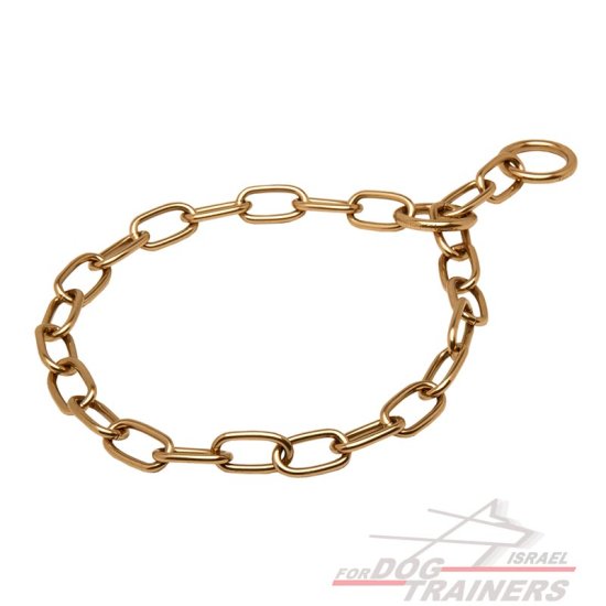 קולר "שומר פרווה" עשוי סגסוגת קורגן - קולר חנק מושלם לאילוף ולטיולים - FOR DOG TRAINERS- ISRAEL