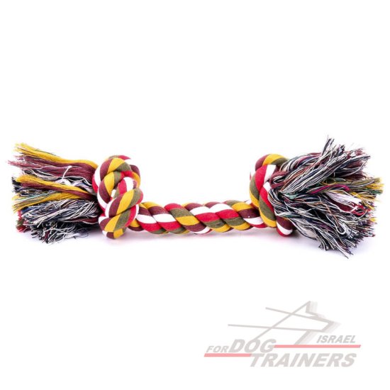 עצם בד בעלת שני קשרים. מסייעת בשמירה על שיניים נקיות ללא אבנית - FOR DOG TRAINERS- ISRAEL