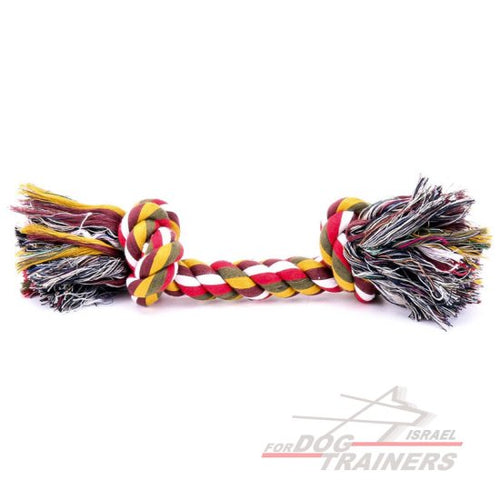עצם בד בעלת שני קשרים. מסייעת בשמירה על שיניים נקיות ללא אבנית - FOR DOG TRAINERS- ISRAEL