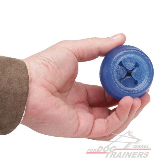 צעצוע דיספנסר פינוקים מגומי מיוחד לגזעי כלבים קטנים - FOR DOG TRAINERS- ISRAEL