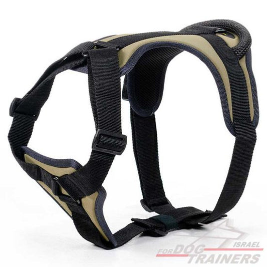 חדש! רתמה לכלב באיכות מעולה לשליטה מירבית - FOR DOG TRAINERS- ISRAEL