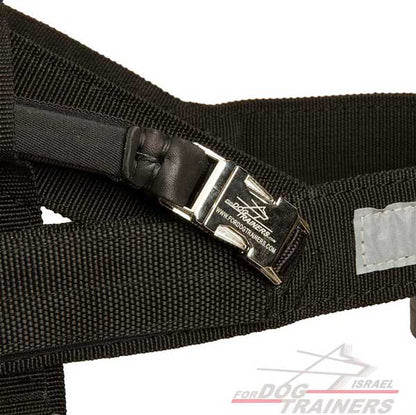 רתמה לכלבים קלת משקל ומתכווננת | לכלבי נחייה, סיוע וניידות - FOR DOG TRAINERS- ISRAEL