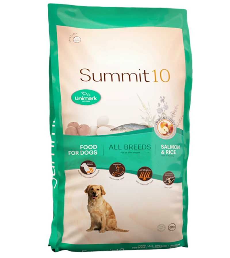 סאמיט 10 כלב סלמון ואורז 15 ק"ג - FOR DOG TRAINERS- ISRAEL