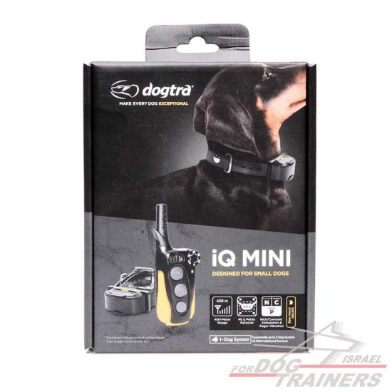 דוגטרה קולר אלקטרוני Dogtra IQ mini - FOR DOG TRAINERS- ISRAEL
