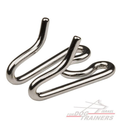 חוליות נוספות עבור קולר דוקרנים HS מצופה כרום בקוטר 2.25 מ"מ - FOR DOG TRAINERS- ISRAEL