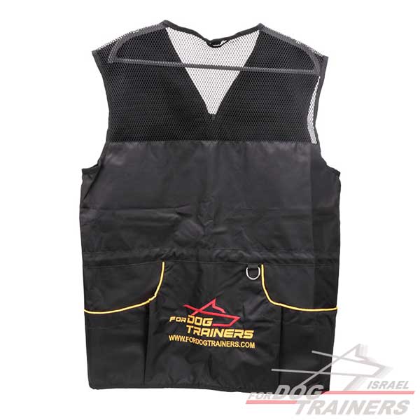 ווסט למאלף כלבים מקצועי -צבע שחור - FOR DOG TRAINERS- ISRAEL