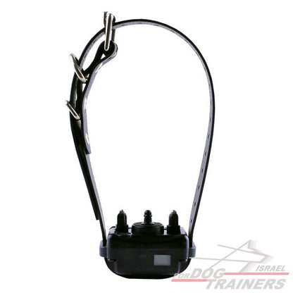 אי קולר- קולר נגד נביחות לכלבים בגודל בינוני- גדולים מאד e-collar BarkLess Pro BP-504 - FOR DOG TRAINERS- ISRAEL