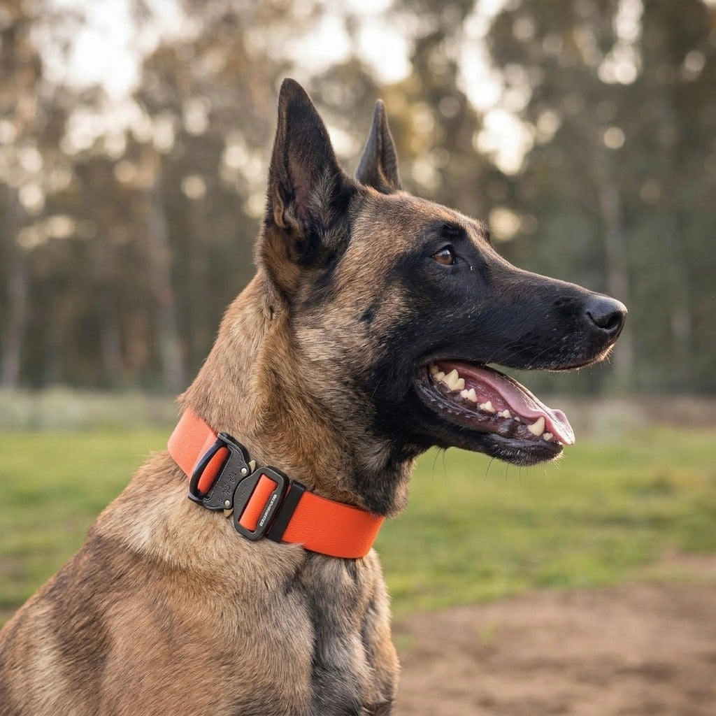 קולר ביאוטן רחב לרועה בלגי מלינואה - FOR DOG TRAINERS ישראל