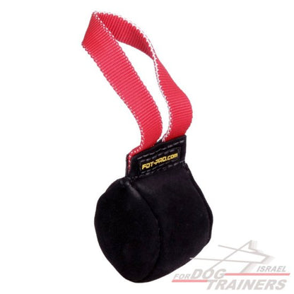 כדור נשיכה לגורים ולכלבים מתבגרים עשוי מעור רך - FOR DOG TRAINERS- ISRAEL