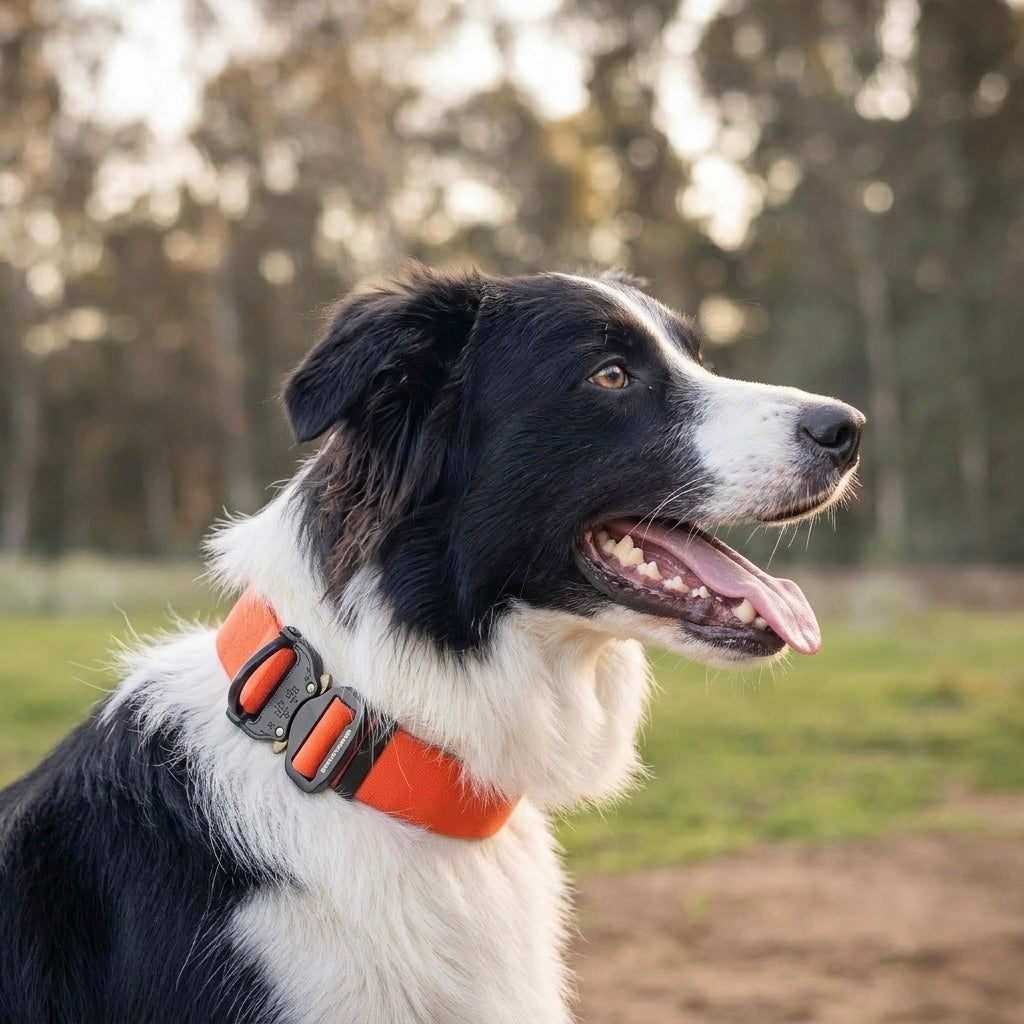 קולר ביאוטן רחב לבורדר קולי - FOR DOG TRAINERS ישראל