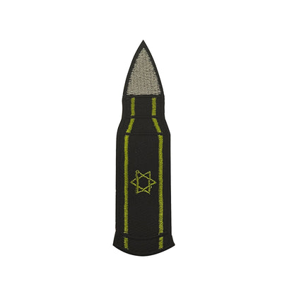 פאץ' כדור זית שחור עם מגן דוד 8 ס"מ עם סקוץ' - FOR DOG TRAINERS ישראל