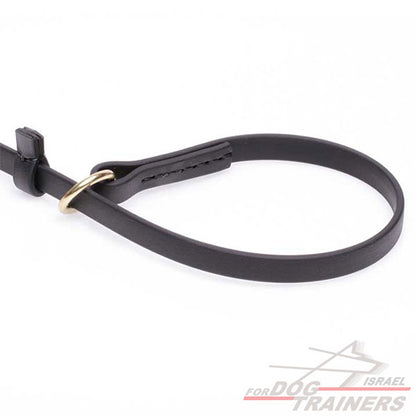 רצועת סליפ ליש לכלב עשויה מביאוטן- עם קולר חנק מובנה - FOR DOG TRAINERS- ISRAEL