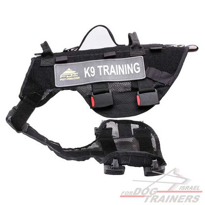 חדש! רתמה טקטית עשויה מרשת וניילון רב תכליתית - FOR DOG TRAINERS- ISRAEL