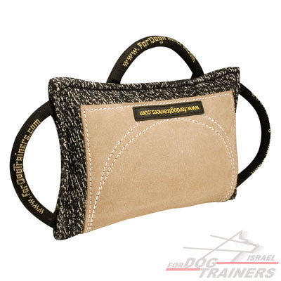 כרית נשיכה לכלב משולבת עור - FOR DOG TRAINERS- ISRAEL