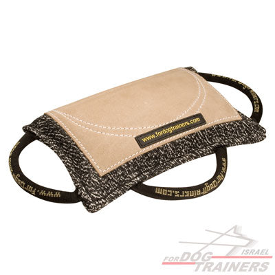 כרית נשיכה לכלב משולבת עור - FOR DOG TRAINERS- ISRAEL