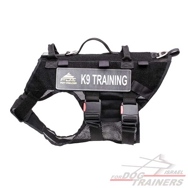 חדש! רתמה טקטית עשויה מרשת וניילון רב תכליתית - FOR DOG TRAINERS- ISRAEL