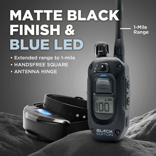 Dogtra 1200X Black Edition (1900X Black) - קולר אילוף שחור מט - דוגטרה ישראל
