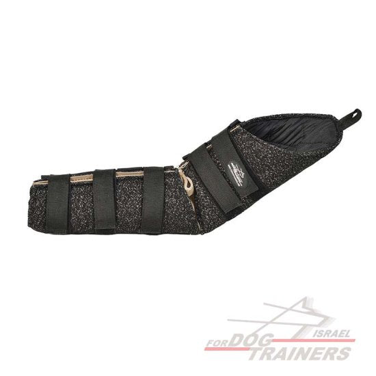 שרוול נשיכה נסתר לכלב בוגר עשוי מפשתן צרפתי - FOR DOG TRAINERS- ISRAEL