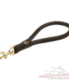 רצועת עור לכלב עגולה לאחיזה מהירה - FOR DOG TRAINERS- ISRAEL