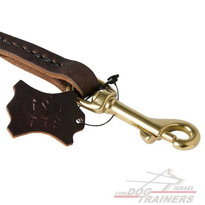 רצועת כיס מקצועית מעור לכלב לאימונים - FOR DOG TRAINERS- ISRAEL