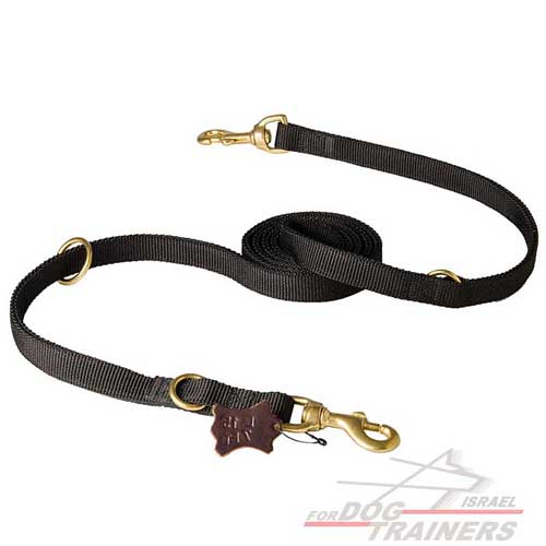 רצועת משטרה רב תכליתית לכלב לכל מזג אוויר - FOR DOG TRAINERS- ISRAEL