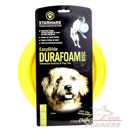 פריזיבי לכלבים- לחת מעופפת עמידה לכלבים בטכנולוגיית פואום - קטנה קוטר 22 ס"מ - FOR DOG TRAINERS- ISRAEL