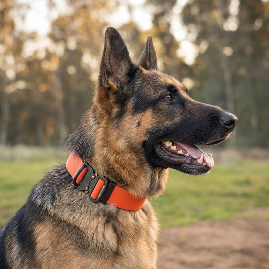 קולר ביאוטן רחב לרועה גרמני – במגוון צבעים מרשימים