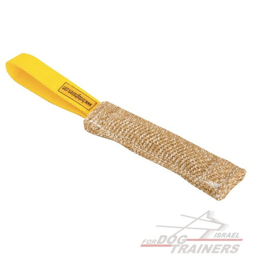 פפירול לכלב מבד יוטה עם לולאה נוחה לאחיזה - FOR DOG TRAINERS- ISRAEL