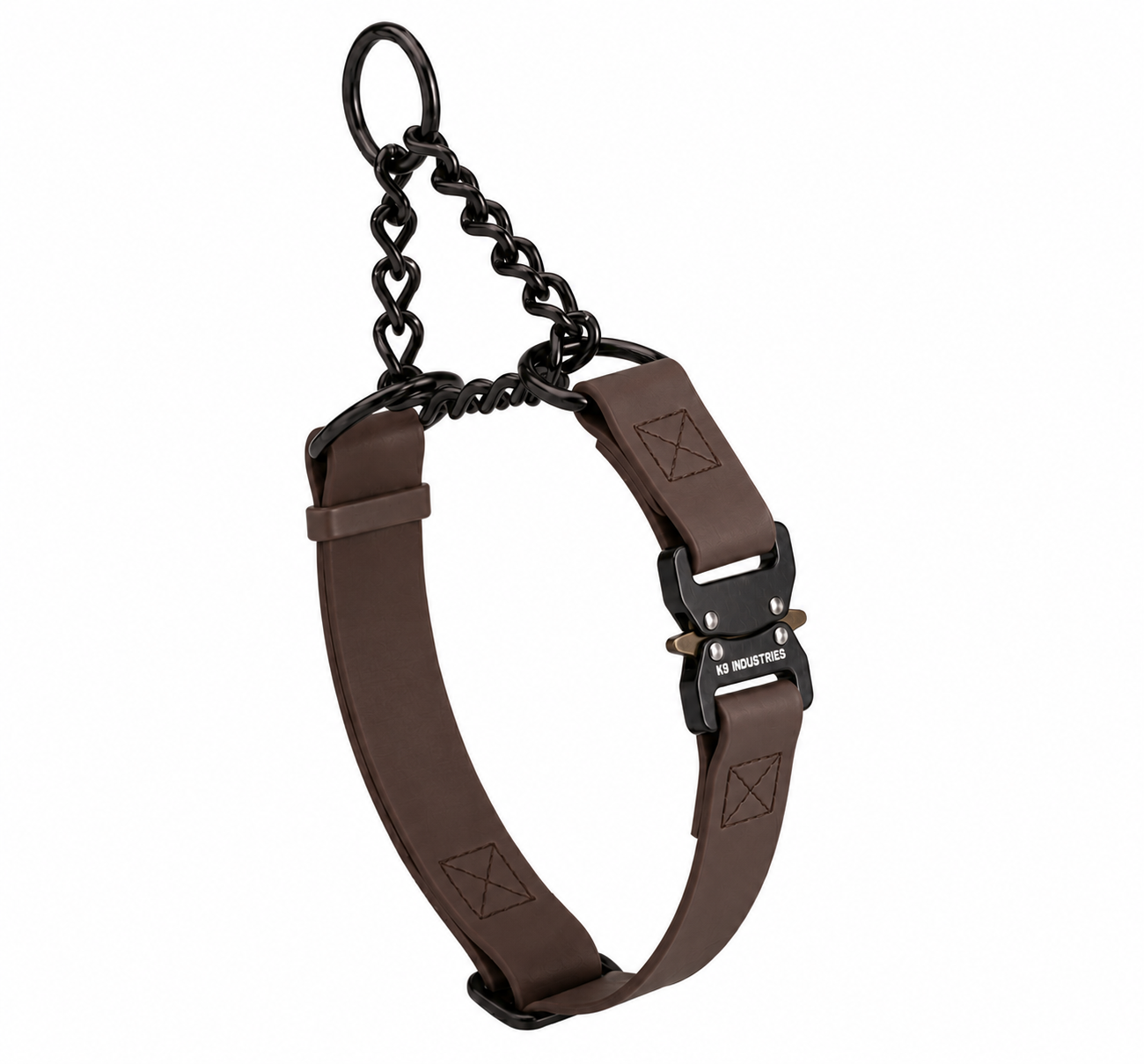קולר חצי חנק K9 25 מ"מ עם אבזם מתכת - FOR DOG TRAINERS ישראל