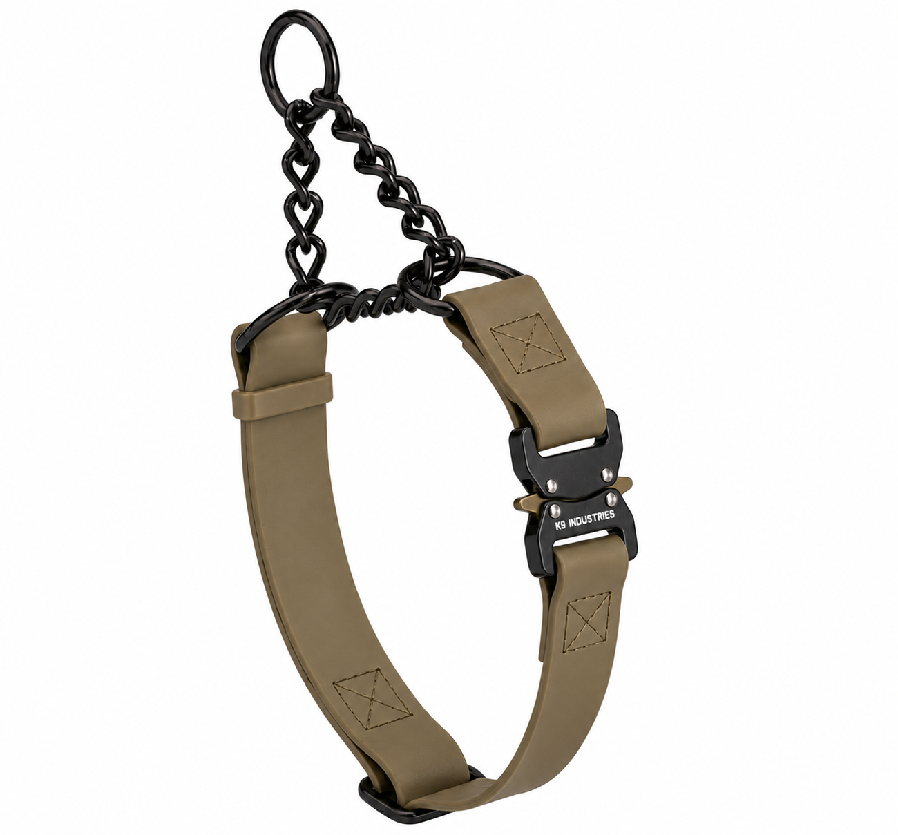 קולר ביאוטן חצי חנק ירוק עמיד למים - FOR DOG TRAINERS ישראל