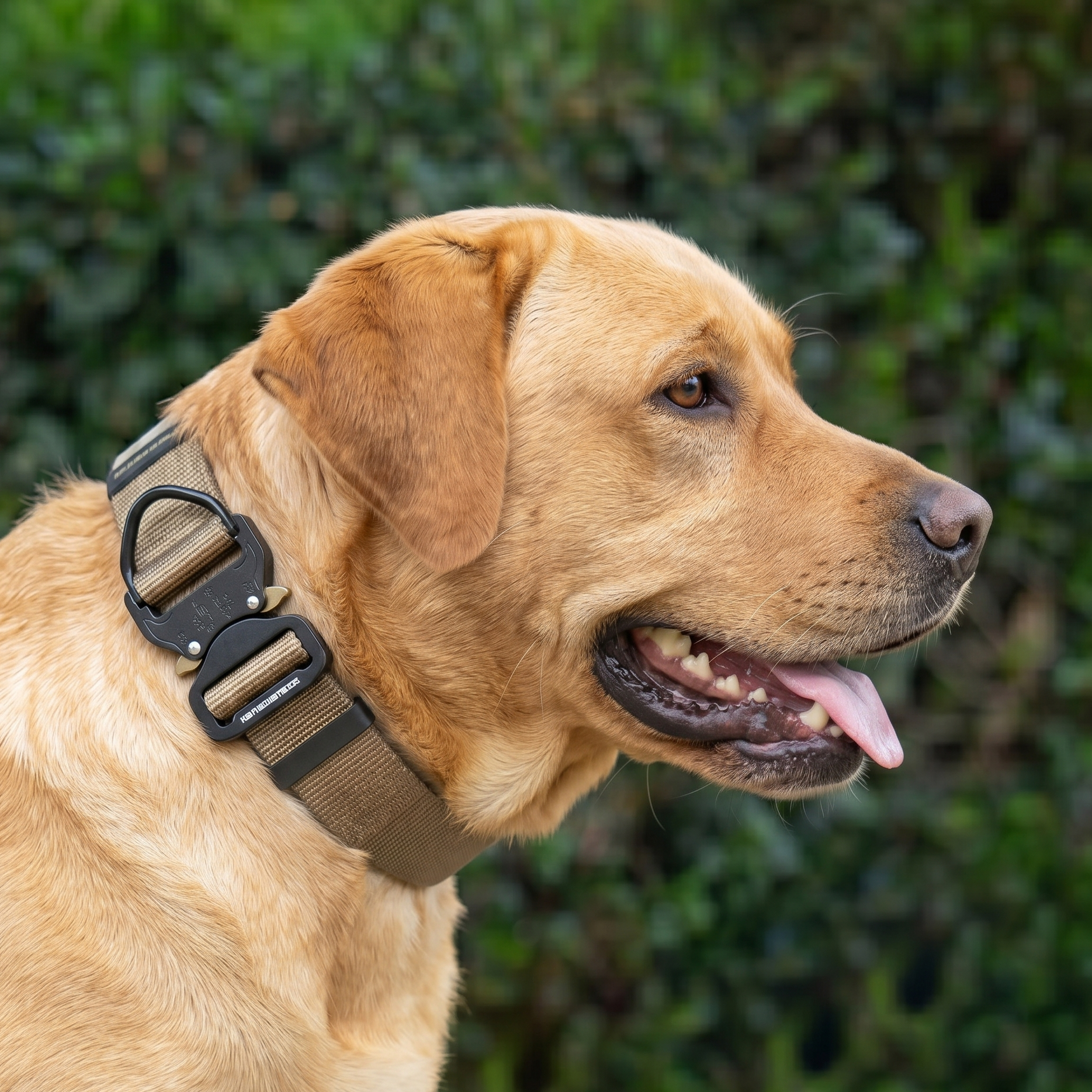 קולר ניילון ללברדור עם אבזם מתכת heavy duty - FOR DOG TRAINERS ישראל