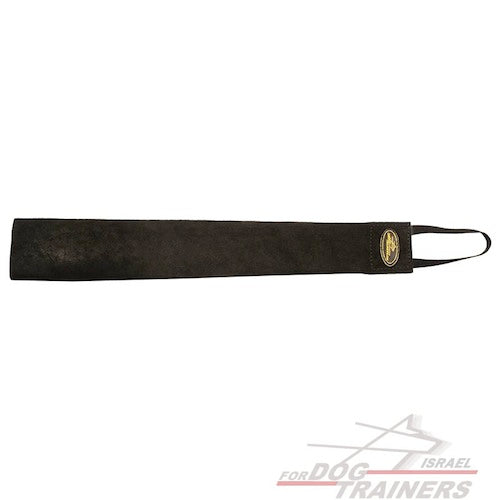 סמרטוט נשיכה לכלב - עשוי מעור אמיתי באיכות גבוהה - FOR DOG TRAINERS- ISRAEL