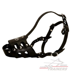 זמם לכלב מעור למניעת נביחות – מחסום פה לכלב המתכוונן באופן מלא - FOR DOG TRAINERS- ISRAEL