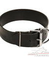 קולר עור לכלבים בינוניים וגדולים- 5 ס"מ רוחב - FOR DOG TRAINERS- ISRAEL