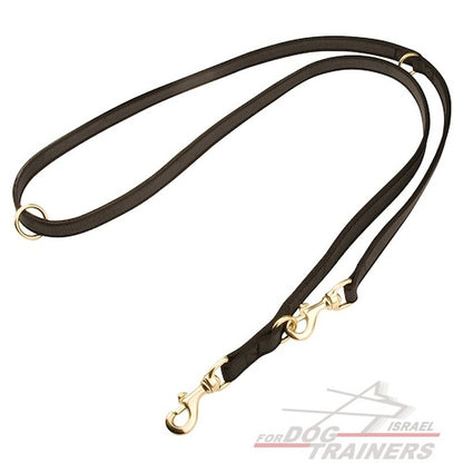 רצועה לכלב מניילון לאחיזה רב תכליתית - חדשה! - FOR DOG TRAINERS- ISRAEL