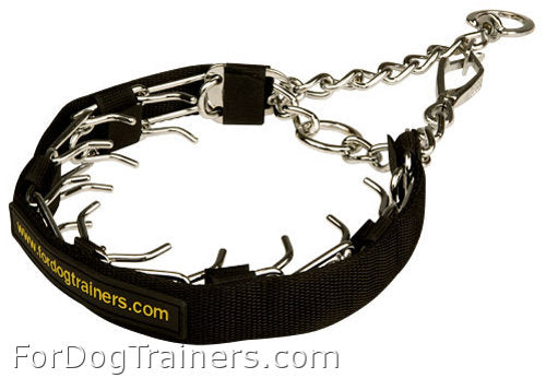 קולר דוקרנים לכלבים בינוניים+ אבזם לשחרור מהיר - FOR DOG TRAINERS- ISRAEL