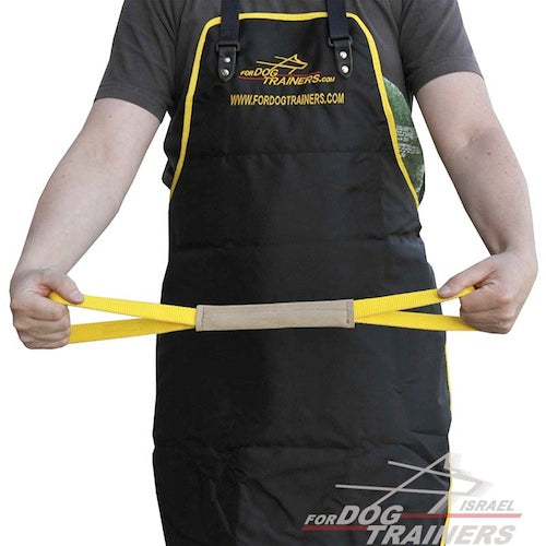 פפירול לכלבים מעור רך עם שתי ידיות - FOR DOG TRAINERS- ISRAEL
