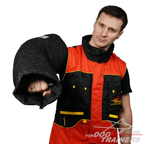 שרוול נשיכה בלגי מקצועי לכלבים בוגרים וחזקים במיוחד- מס' 5 - FOR DOG TRAINERS- ISRAEL