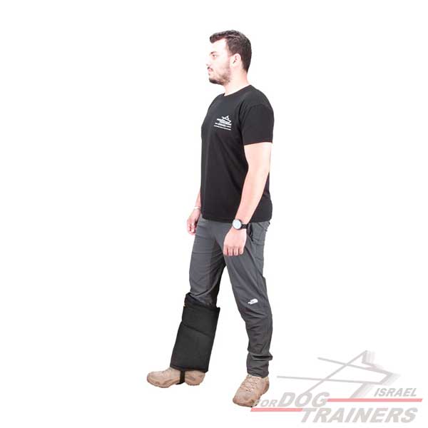 שרוול נשיכה בלגי מקצועי לרגל לגורים- מס' 1 - FOR DOG TRAINERS- ISRAEL