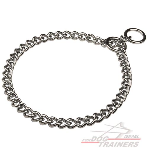 קולר חנק לכלב של הרם ספרנגר - מיוצר בגרמניה, 4 מ"מ - FOR DOG TRAINERS- ISRAEL