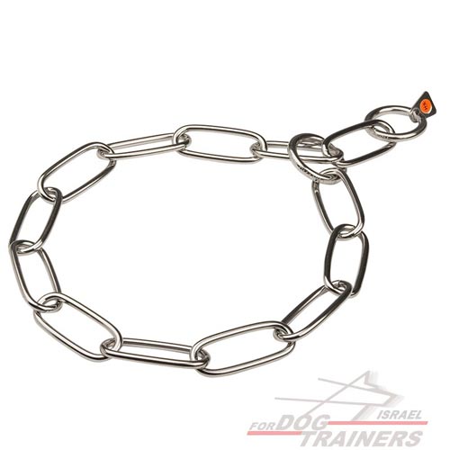 קולר "שומר פרווה" נירוסטה לכלבים המומלץ ע"י חבר vdh של F.C.I. - FOR DOG TRAINERS- ISRAEL