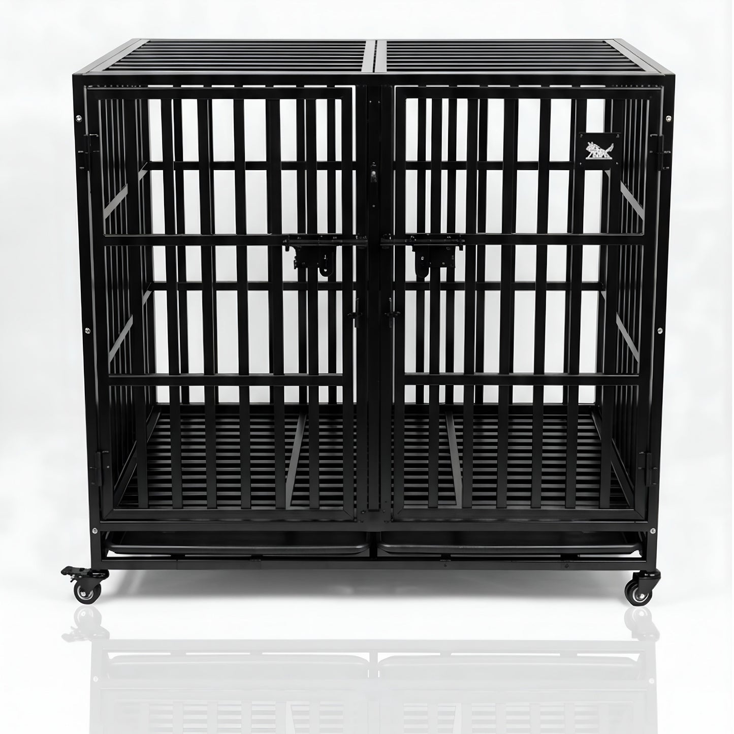 כלוב ברזל מחוזק לכלבי עבודה - מבט כללי - FOR DOG TRAINERS ישראל